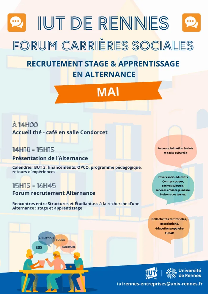 Illustration de l'événement : Forum carrières sociales