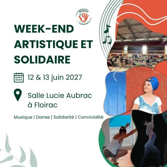 Illustration de l'événement : Week-end artistique et solidaire – Manko