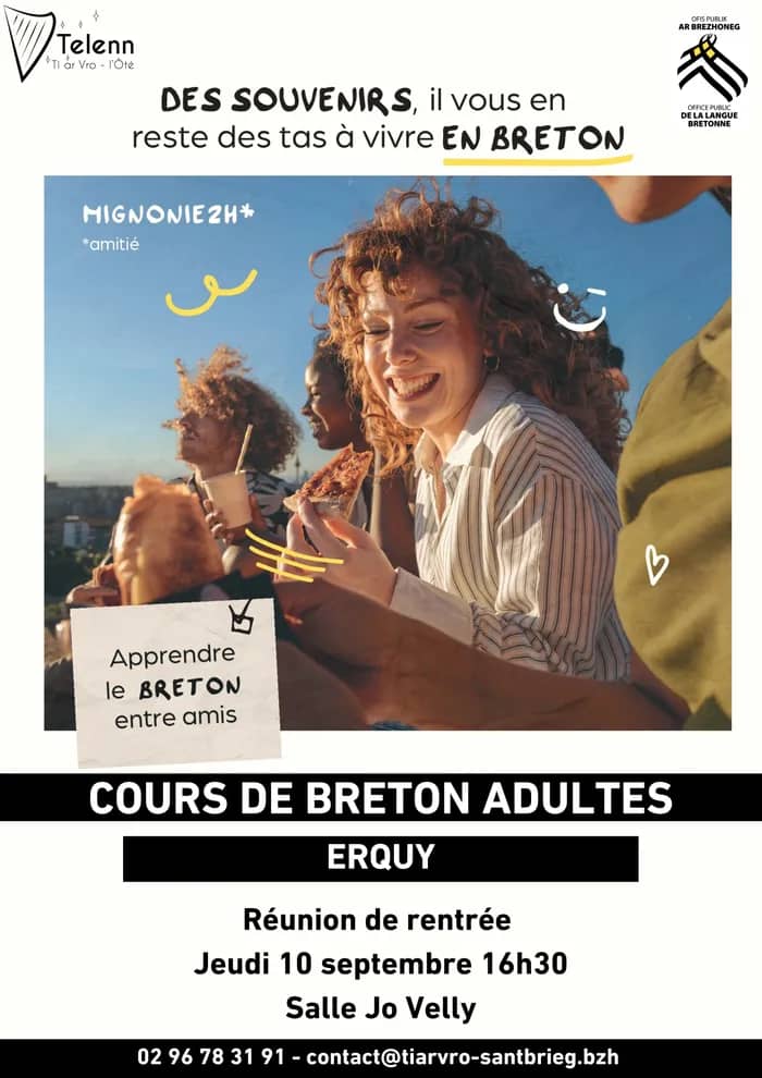 Illustration de l'événement : Rentrée des cours de breton à Erquy