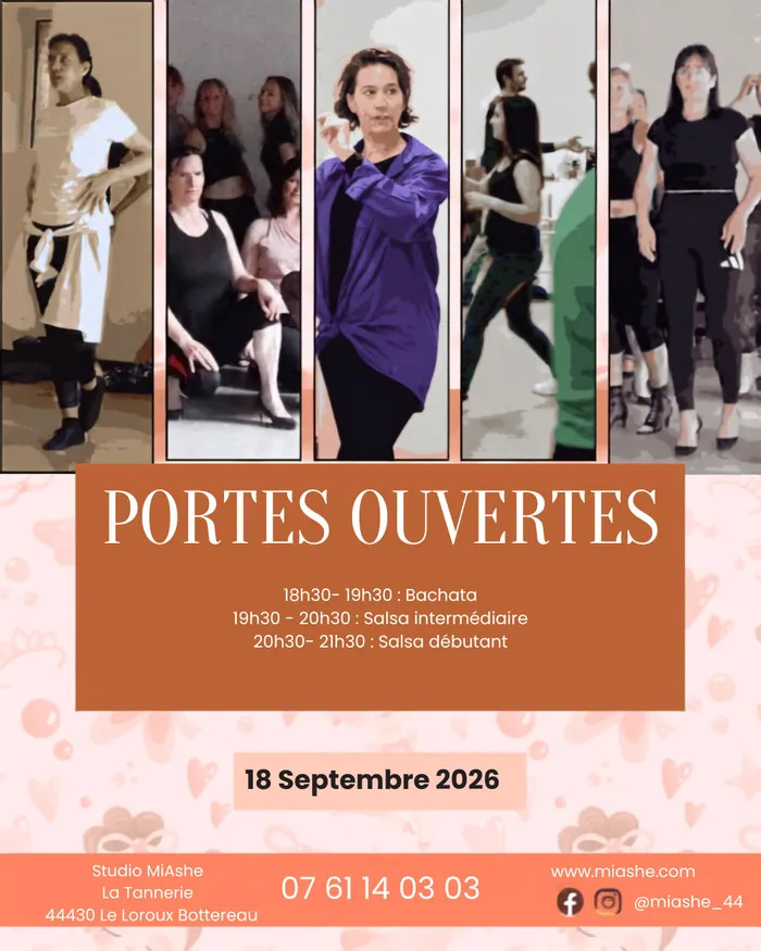 Illustration de l'événement : Portes ouvertes danse Salsa Bachata Heels MiAshe