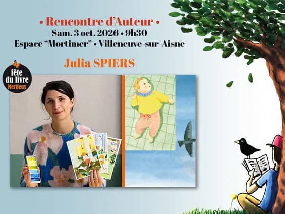 Illustration de l'événement : Rencontre & atelier avec l'illustratrice jeunesse Julia Spiers