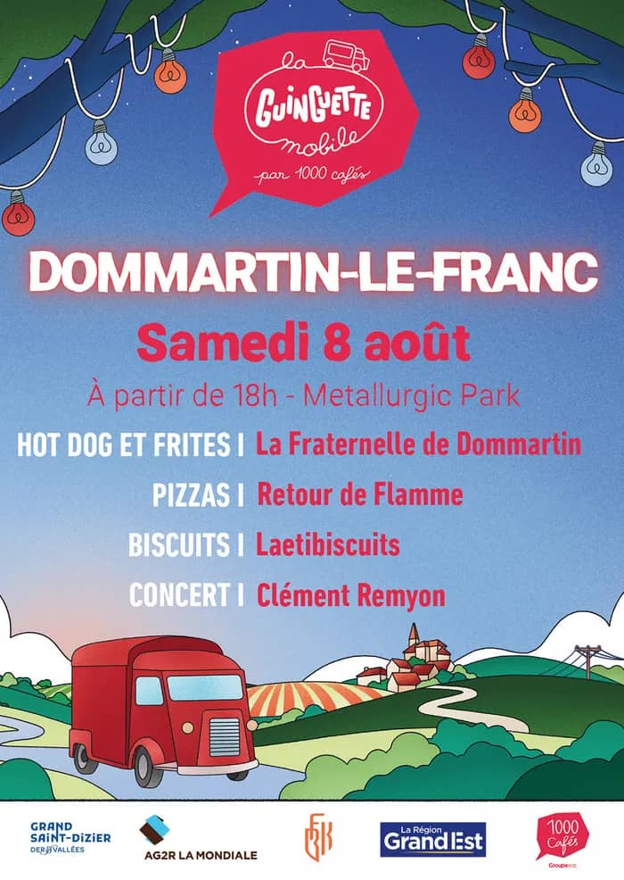 Illustration de l'événement : La Guinguette mobile à Dommartin-le-Franc