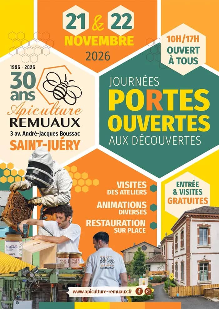 Illustration de l'événement : Apiculture Remuaux - Journées portes ouvertes