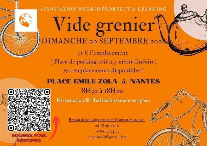 Illustration de l'événement : Vide-grenier place Zola