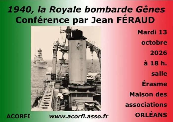 Illustration de l'événement : 1940 : la Royale bombarde Gênes