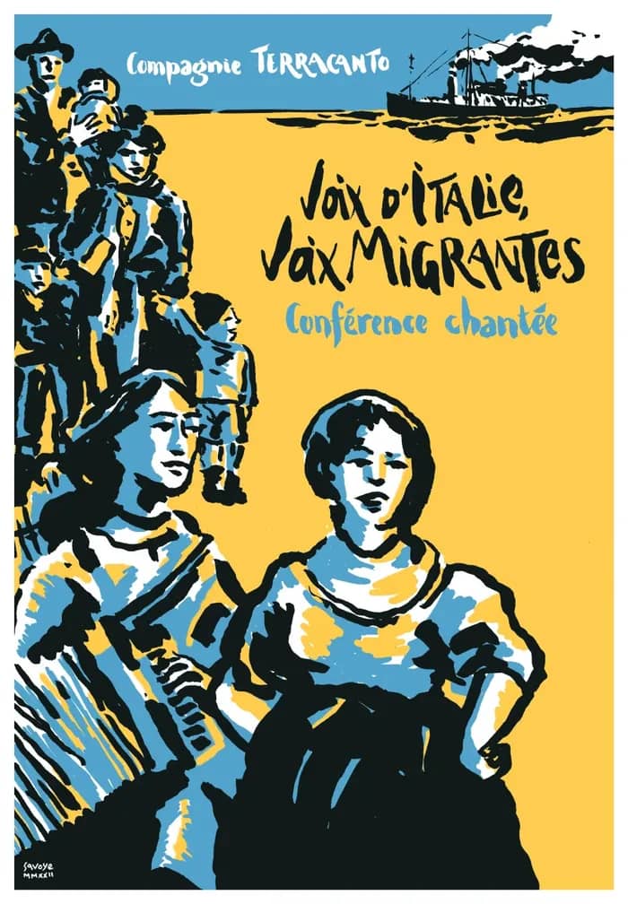 Illustration de l'événement : Conférence chantée sur l'émigration italienne