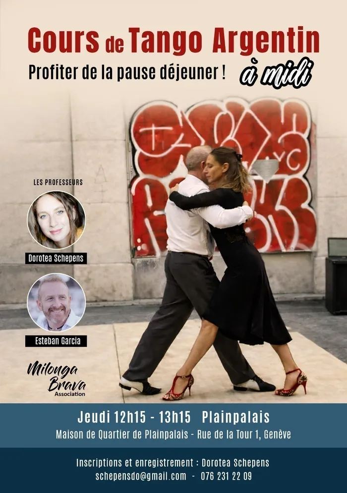 Illustration de l'événement : Cours de Tango Argentin - Niveau débutant