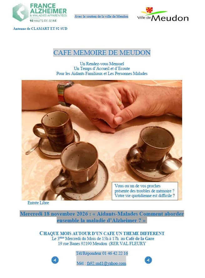 Illustration de l'événement : CAFE MEMOIRE