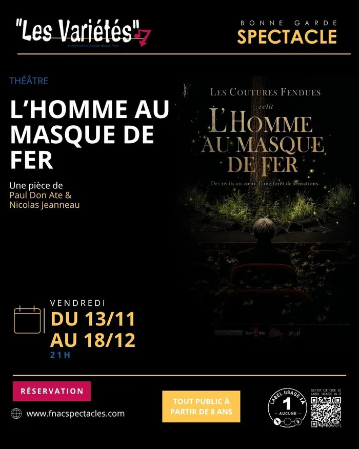 Illustration de l'événement : L'homme au masque de Fer - Paul Don Ate
