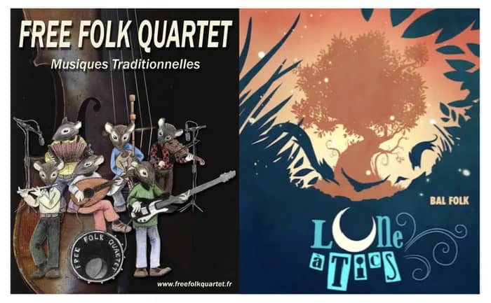 Illustration de l'événement : Lune à Tics invite Le Free Folk Quartet