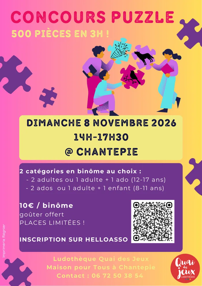 Illustration de l'événement : Concours puzzle - 500 pièces