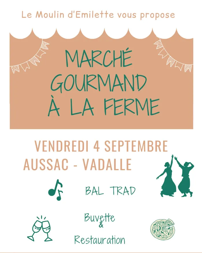 Illustration de l'événement : Marché gourmand - initiation et bal