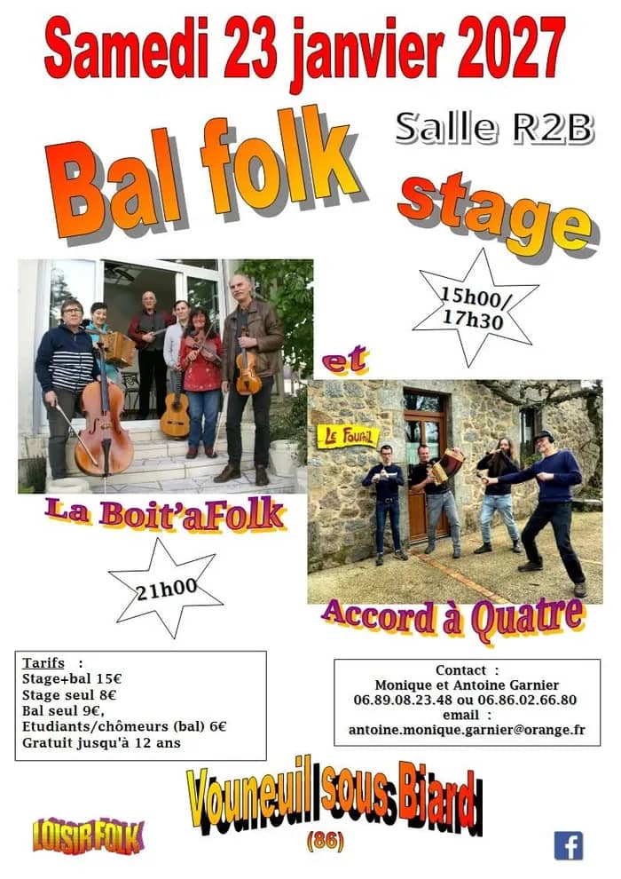 Illustration de l'événement : Bal folk et stage