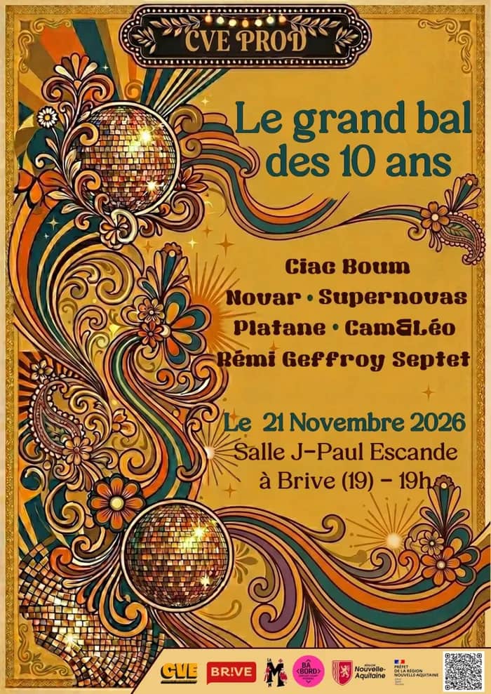 Illustration de l'événement : Le grand bal des 10 ans de CVE