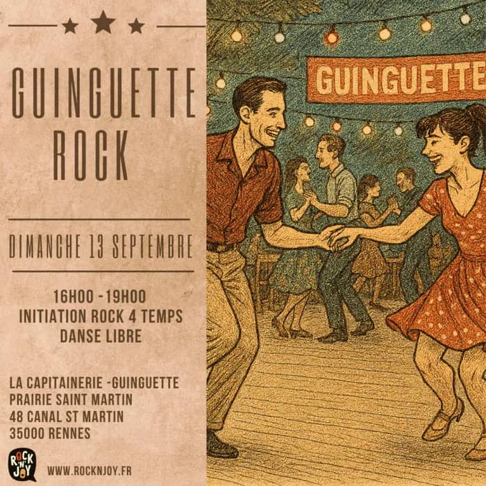 Illustration de l'événement : Initiation rock 4 temps et après midi dansant rock