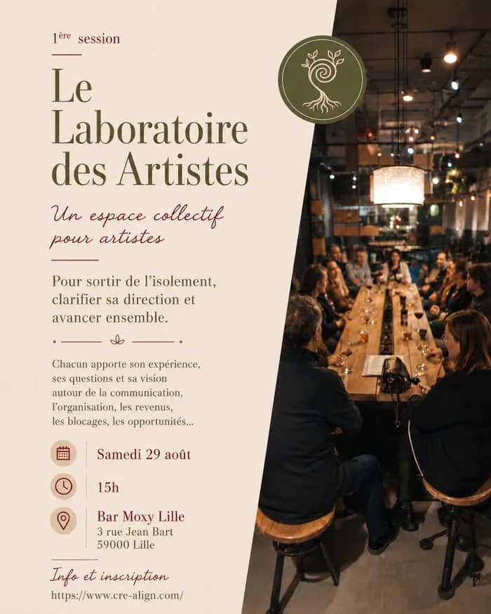 Illustration de l'événement : Le Laboratoire des Artistes - 1ère session [Lille]