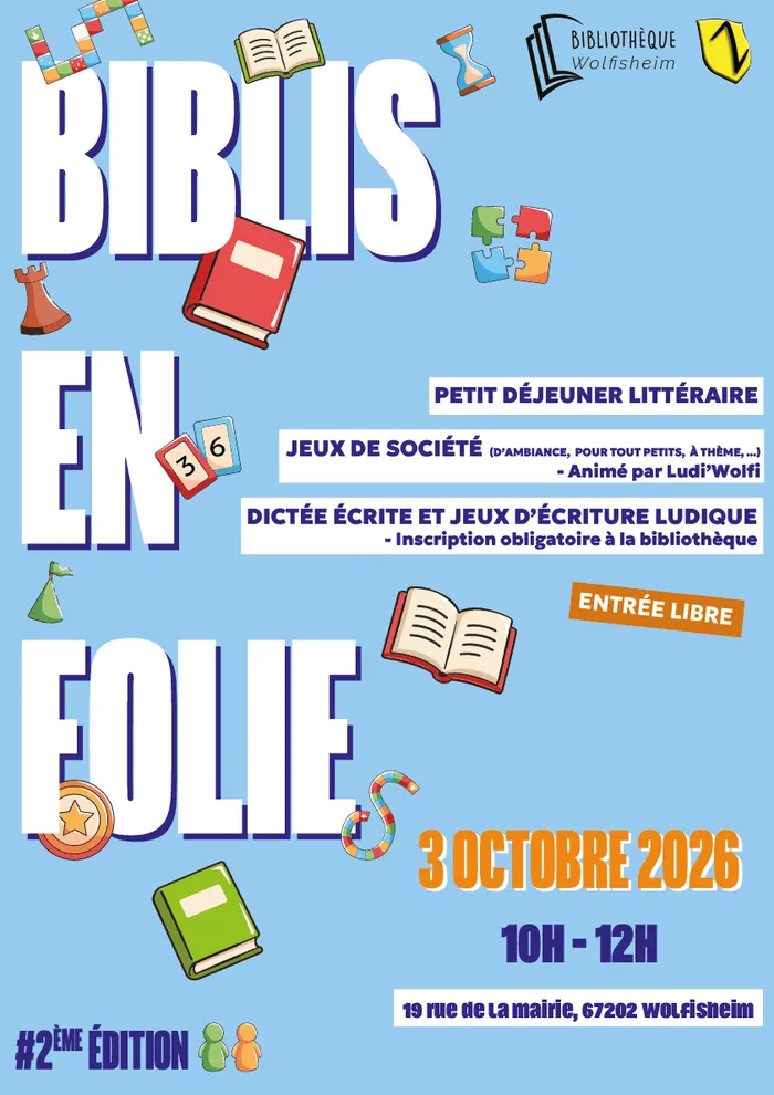 Illustration de l'événement : Petit déjeuner littéraire autour du jeux de société & d'écriture