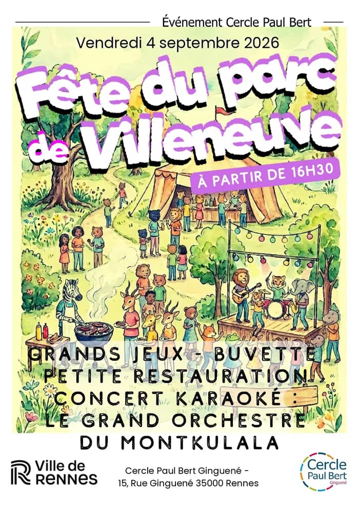 Illustration de l'événement : Fête du parc de Villeneuve 2026