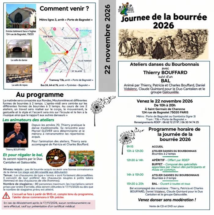 Illustration de l'événement : Journée de la Bourrée