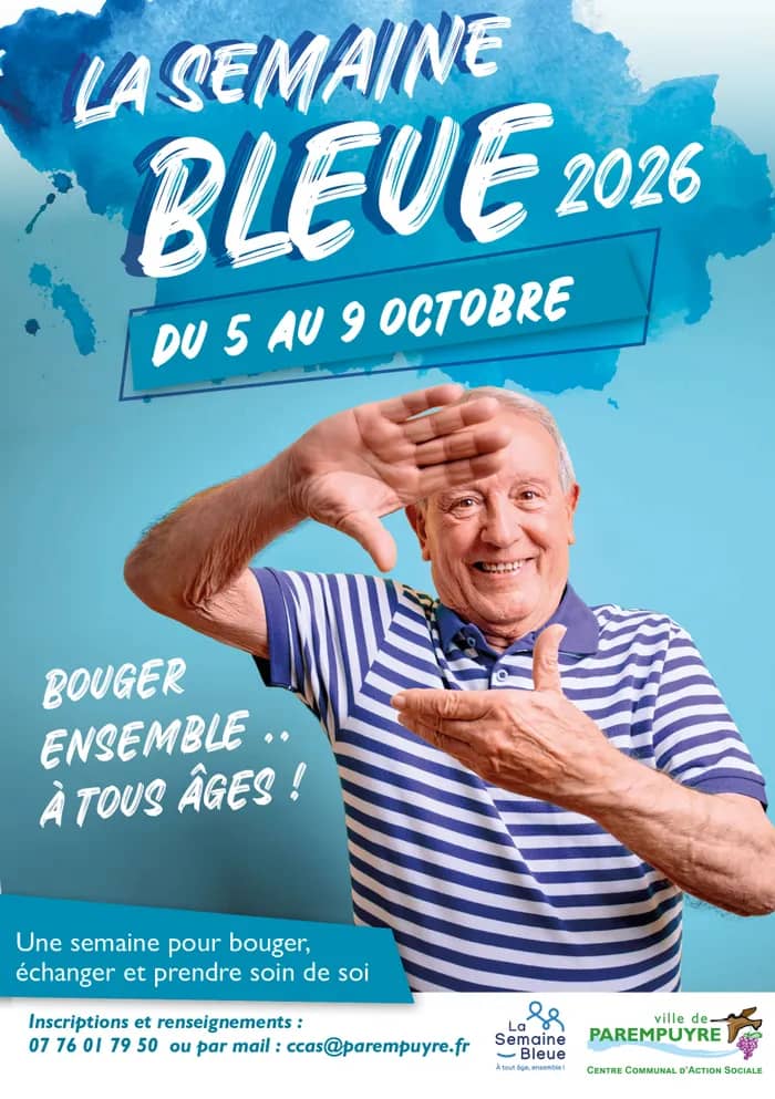 Illustration de l'événement : 💙 SEMAINE BLEUE – DU 5 AU 9 OCTOBRE 💙