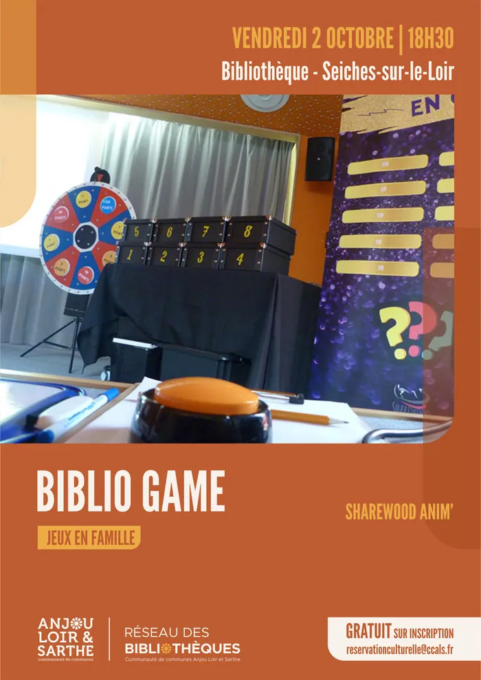 Illustration de l'événement : Biblio Game