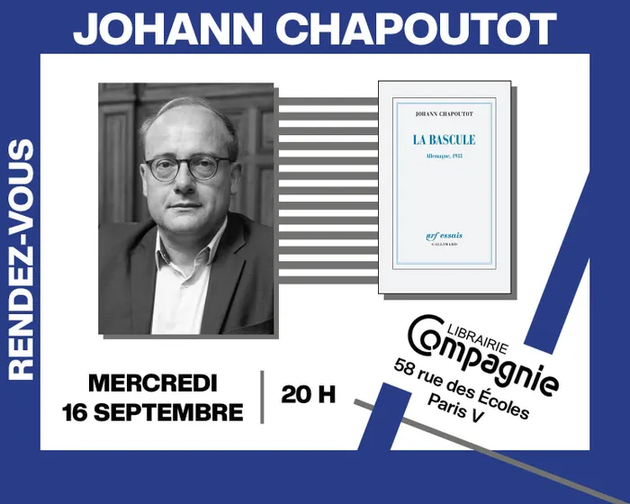 Illustration de l'événement : Johann Chapoutot présente « La Bascule : Allemagne, 1933 »