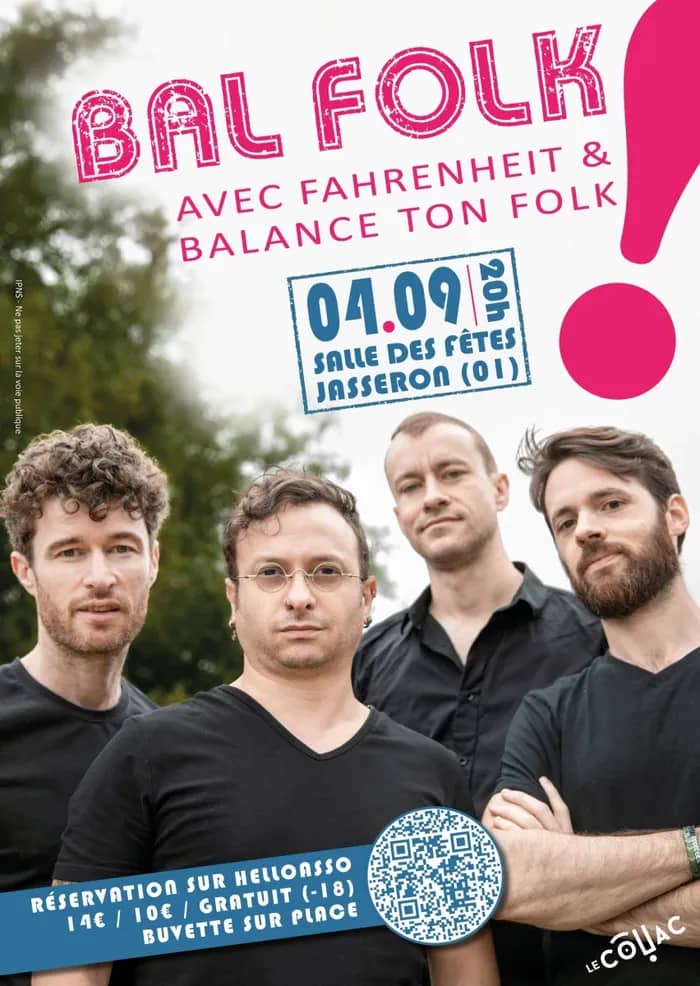 Illustration de l'événement : Bal folk avec Fahrenheit et Balance Ton Folk