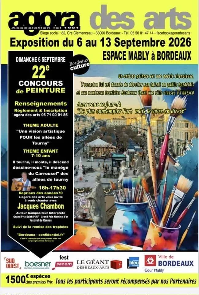 Illustration de l'événement : 22ème concours de peinture par l'agora des arts