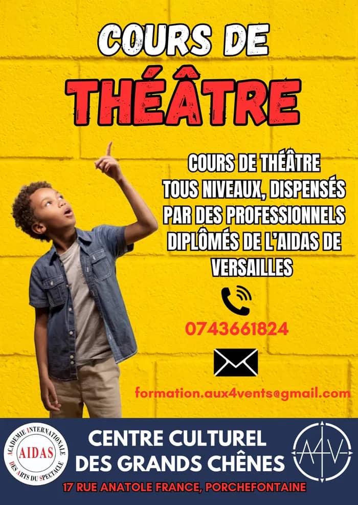 Illustration de l'événement : Cours de théâtre à Versailles
