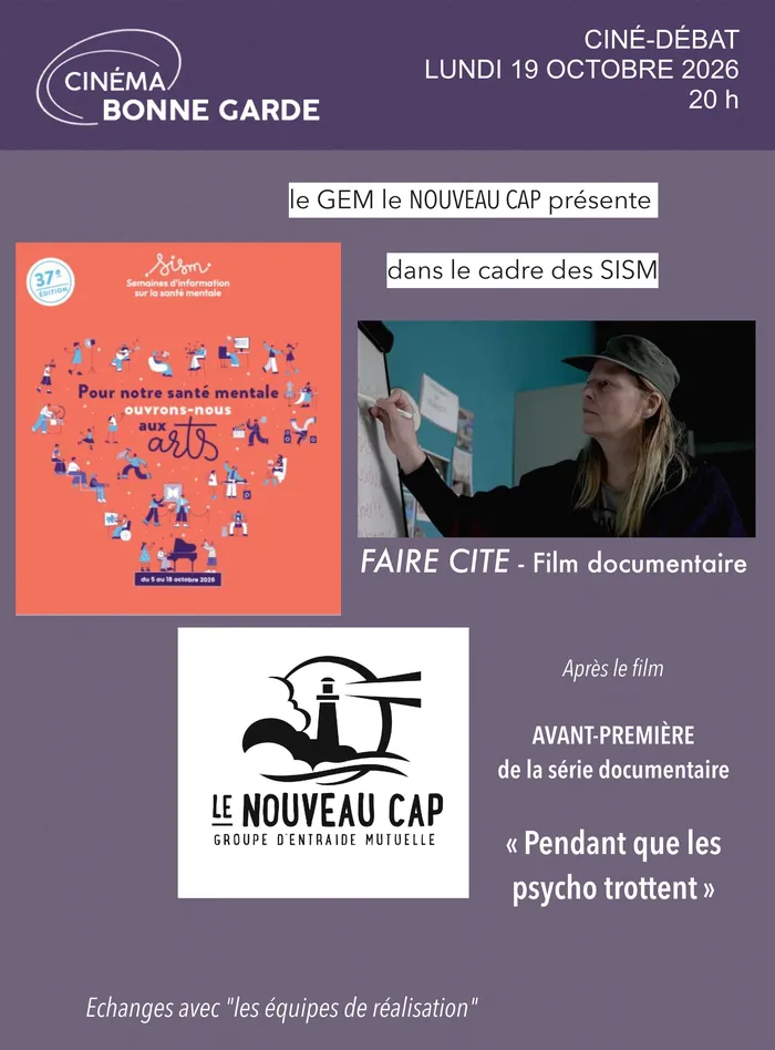 Illustration de l'événement : "Faire Cité" et Avant-première "Pendant que les pschos trottent"