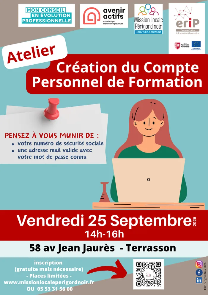 Illustration de l'événement : Création du compte CPF