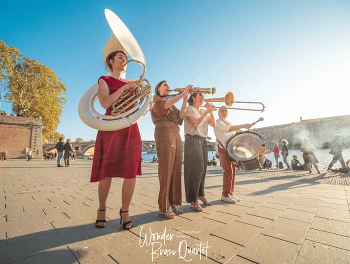 Illustration de l'événement : « WONDER BRASS QUARTET » - concert [Archives Toulouse]