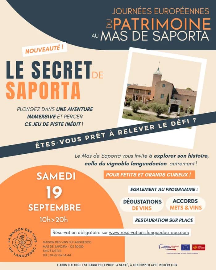 Illustration de l'événement : Visite commentée : le secret de Saporta