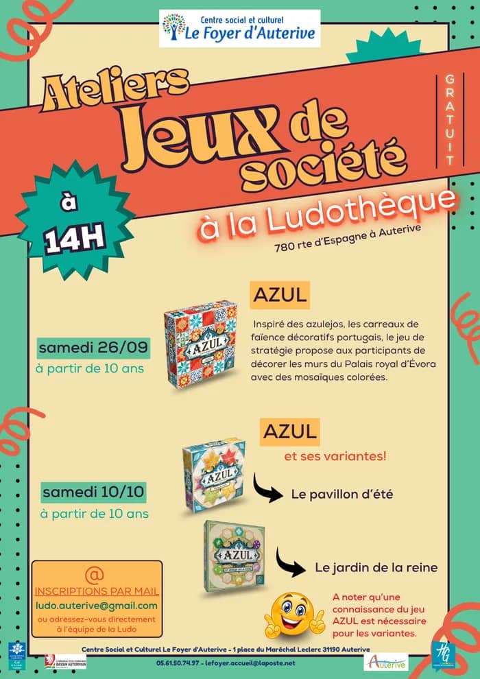 Illustration de l'événement : Ateliers Jeux de société à la Ludothèque
