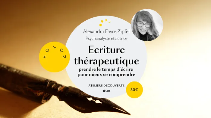 Illustration de l'événement : Atelier découverte d'écriture thérapeutique