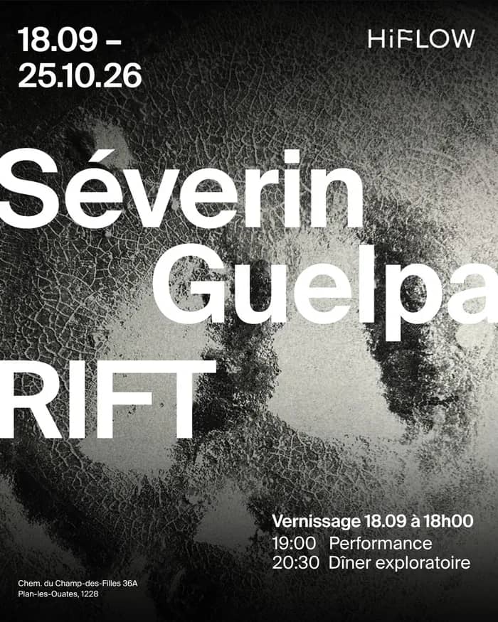 Illustration de l'événement : RIFT – Solo show de Séverin Guelpa
