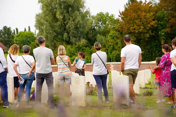 Illustration de l'événement : "La guerre, une histoire de famille" au Cimetière Militaire de Pheasant Wood