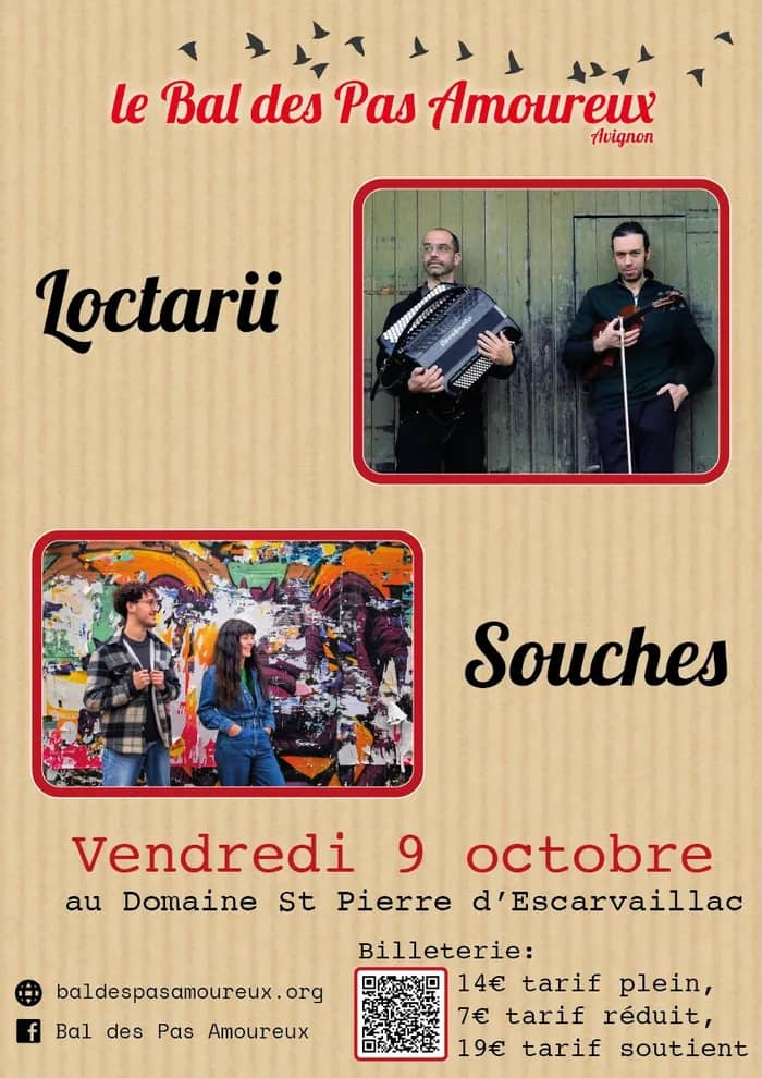 Illustration de l'événement : Bal folk a Escarvaillac avec Souches et Loctarii