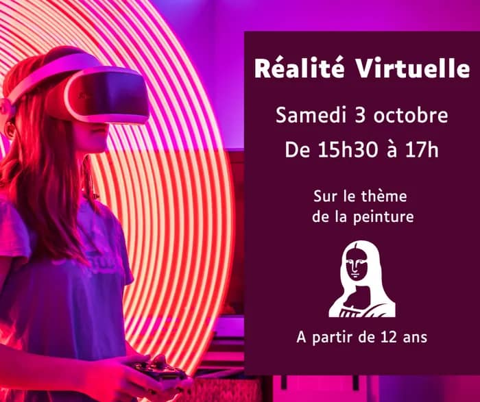 Illustration de l'événement : Réalité Virtuelle sur le thème de la peinture