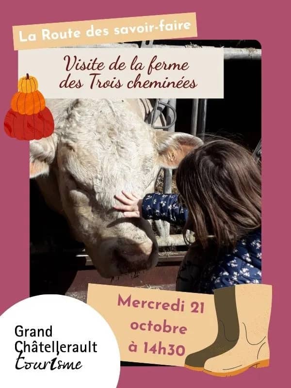 Illustration de l'événement : Visite de la ferme des Trois cheminées