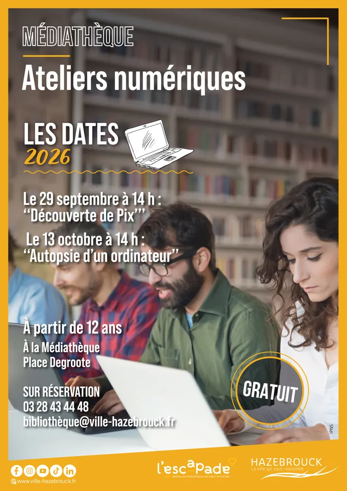 Illustration de l'événement : Ateliers numériques