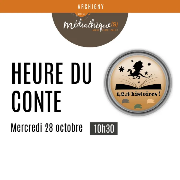 Illustration de l'événement : 1, 2, 3 histoires : heure du conte