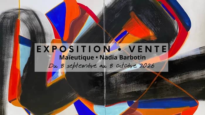 Illustration de l'événement : Maïeutique | Exposition de peintures et d'objets d'art | Nadia Barbotin | Art contemporain