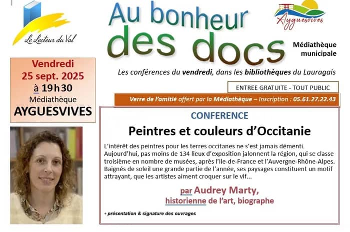 Illustration de l'événement : Conférence Les peintres d'Occitanie Par Audrey Marty