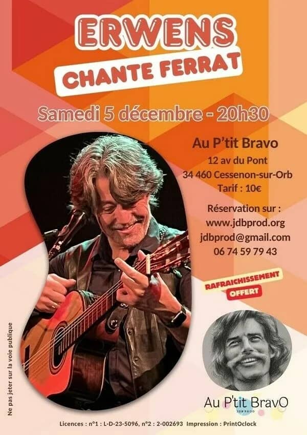 Illustration de l'événement : Erwens chante Ferrat