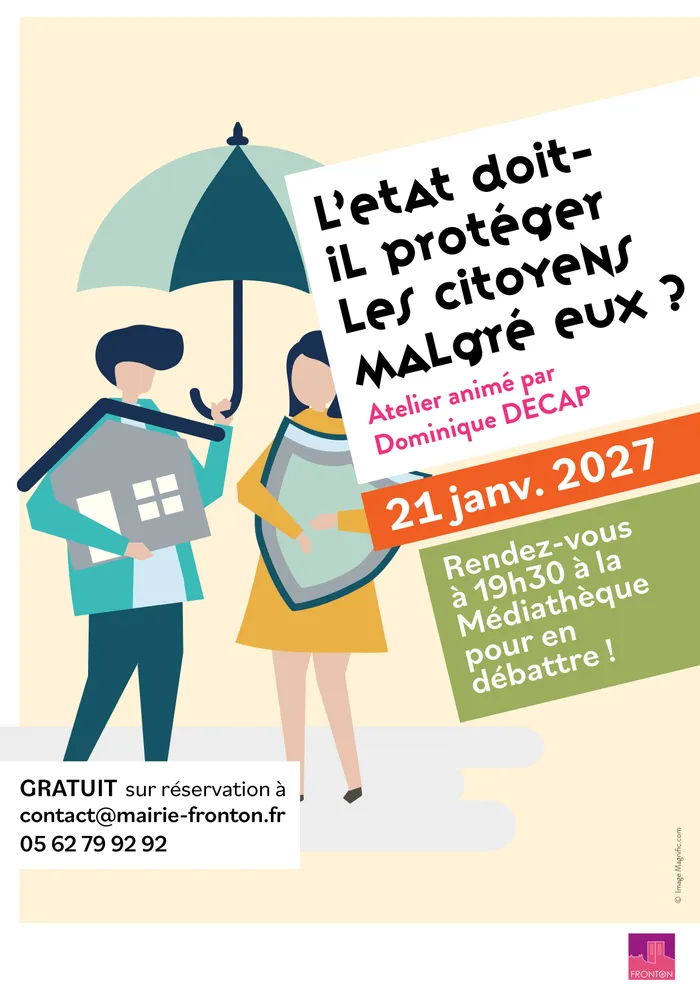 Illustration de l'événement : Atelier Philo | L'Etat doit-il protéger les citoyens malgré eux ?