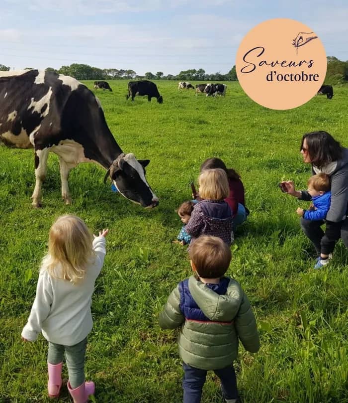Illustration de l'événement : Visite de la Ferme Lait Prés Verts - Saveurs d'octobre