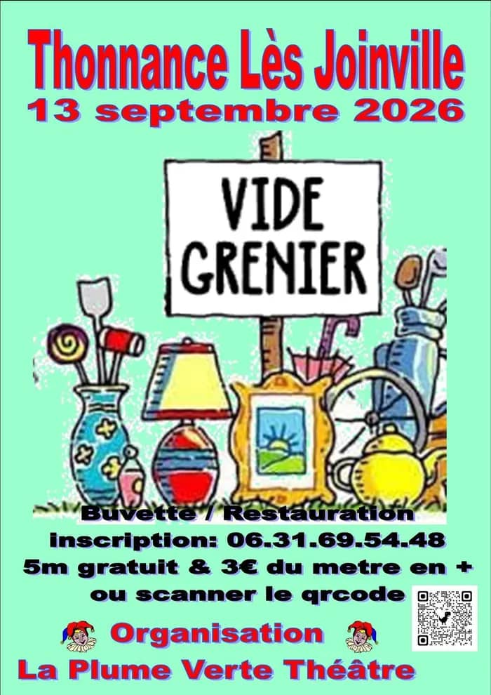 Illustration de l'événement : Vide-Greniers de La Plume Verte théâtre