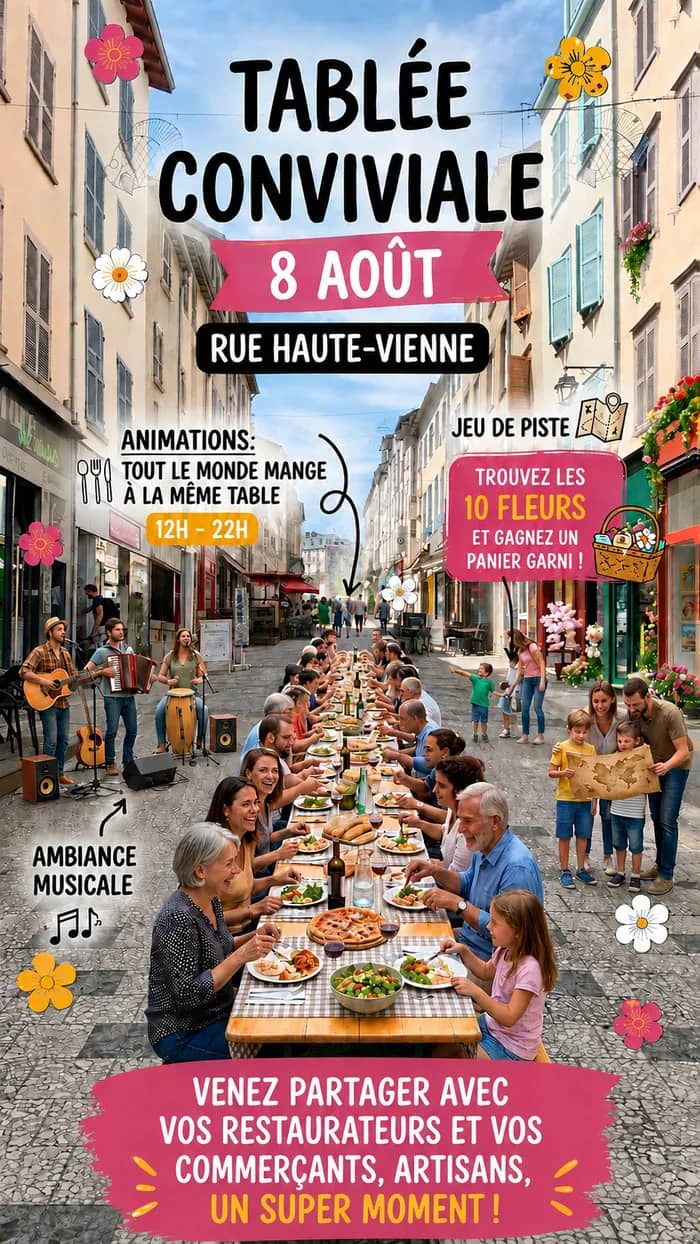 Illustration de l'événement : Tablée conviviale