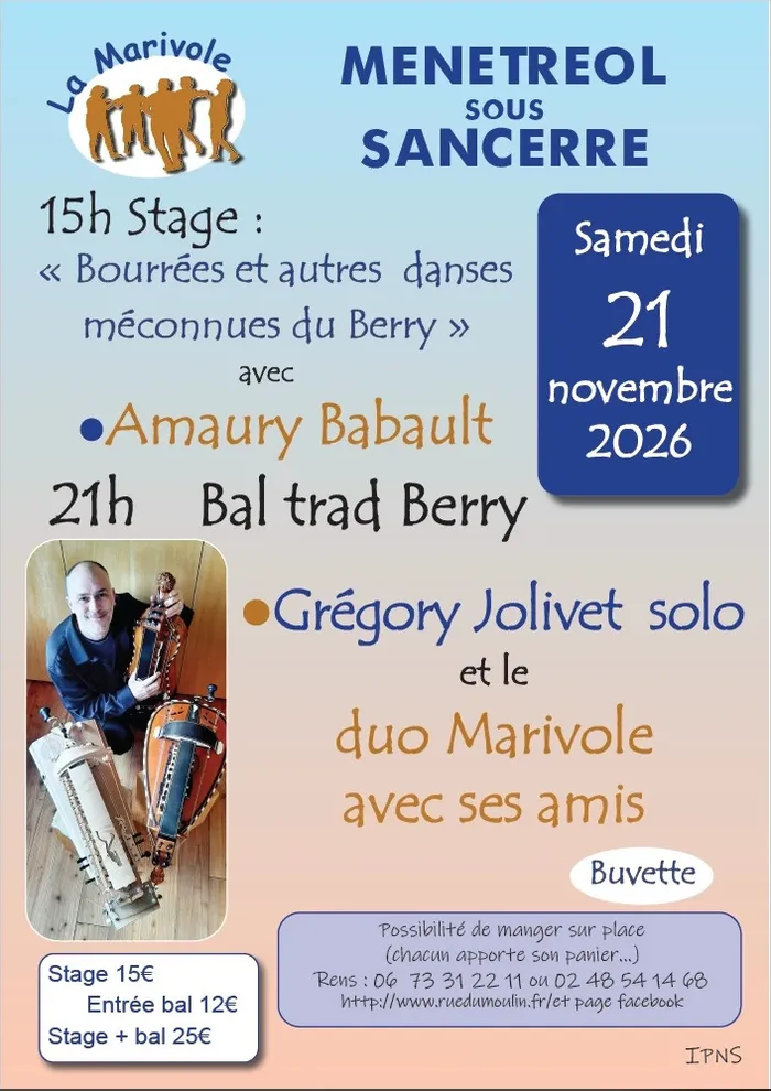 Illustration de l'événement : stage et bal du 21 novembre